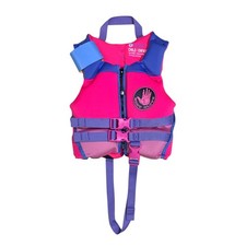 Body Glove Girl's PFD USCG Approved Life Jacket, 33-55LBS, Pink/Purple