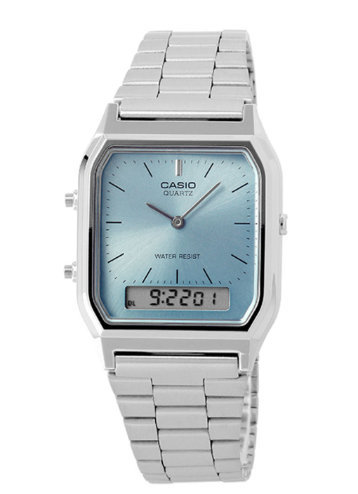 Casio AQ-230A-2A1 Ana-Digi Quartz Watch Blue for sale online | eBay