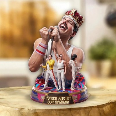Freddie Mercury 80th Anniversary Custom Shape Acrylic Plaque    335