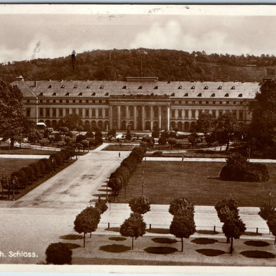 #ad c1930s Koblenz Germany Electoral Palace RPPC Schloss Garden Park Architecture $29.99