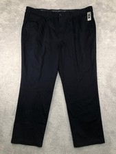 VTG Dockers Pants Mens 49x32 (Tag 50x32) Navy Blue NWT USA Made Straight Pleated