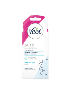 Veet Pure Cold Wax Streifen Für Empfindliche Haut 20 Streifen