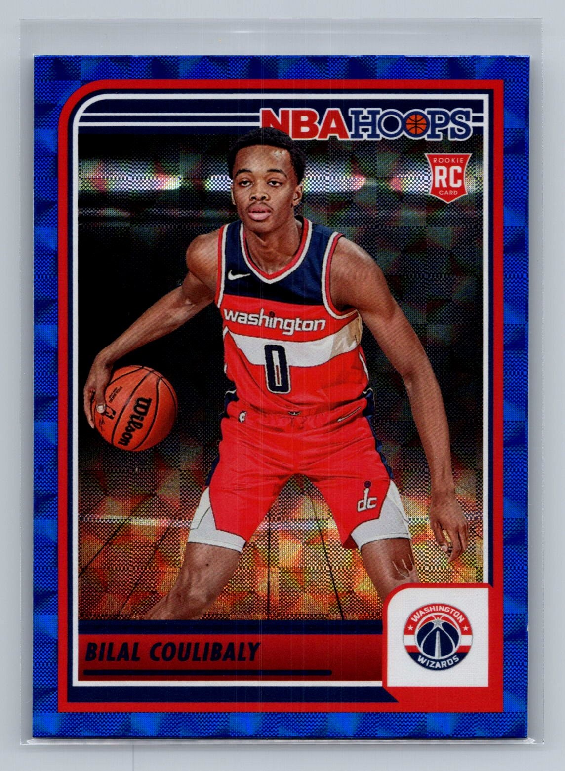 Bilal Coulibaly 2023-24 Hoops #276 Hyper Blue Wizards RC