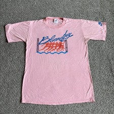 Vintage 1989 Nike Bloomsday Marathon Finisher Graphic T Shirt Pink Size Medium