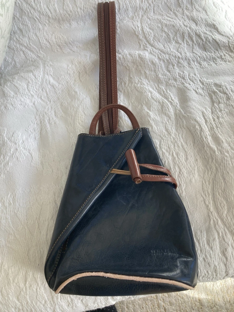 Vera Pelle Leather Exterior Backpack Bags & Handbags for 