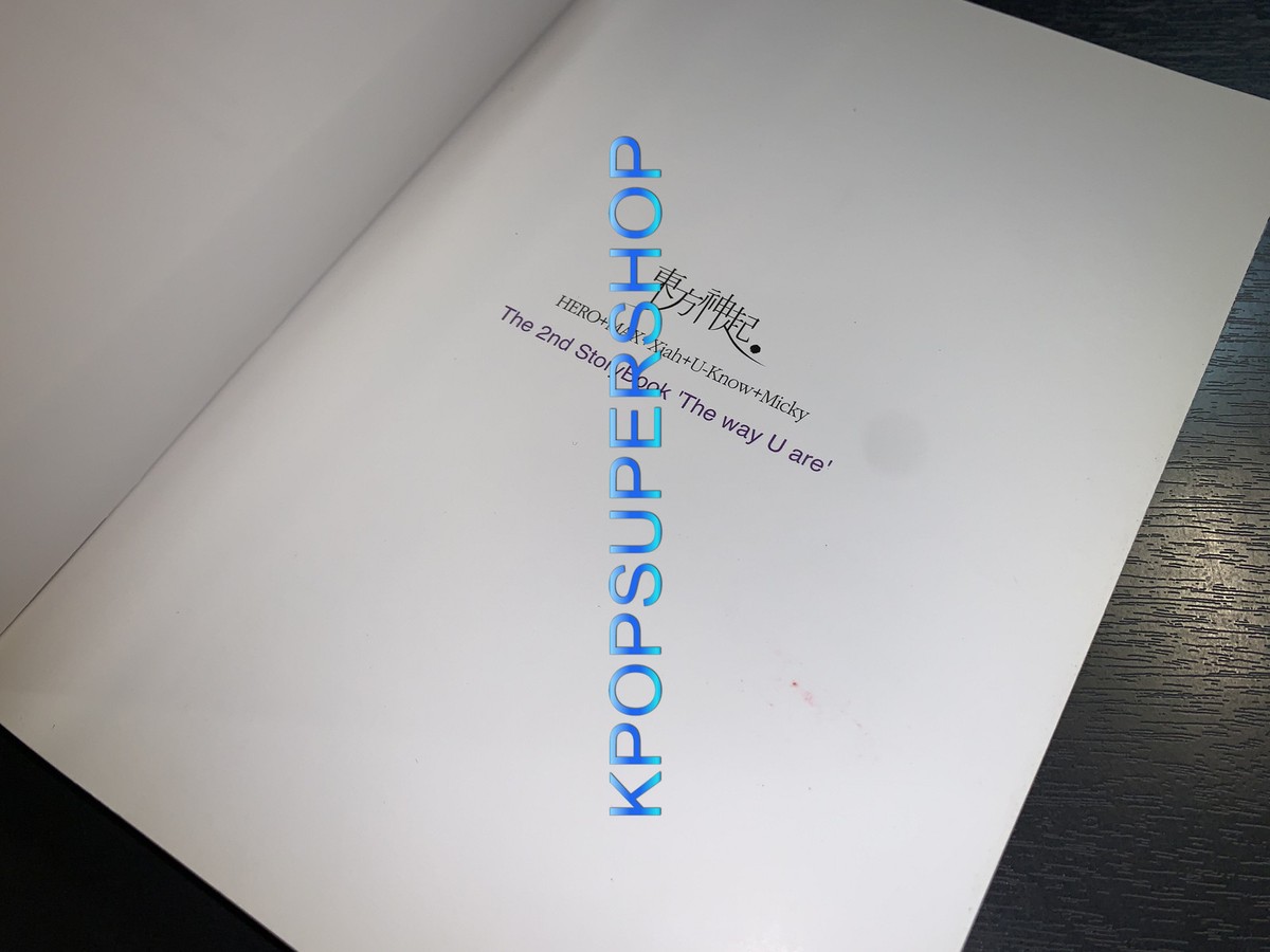 東方神起 The 2nd StoryBook Dong Bang Shin Ki 2nd Story Book The Way U Are CD VCD Photobook