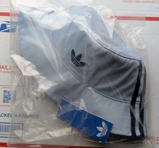 🔥GREAT BUY!🔥 Oasis Adidas Limited Edition Tour Bucket Hat Sky Blue AUTHENTIC