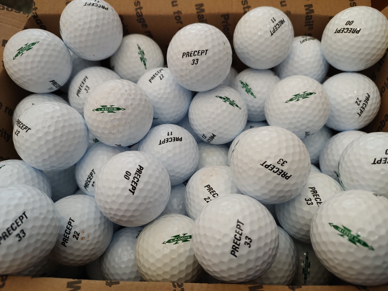 112 Precept Laddie X, Powerdrive Mix Used Golf Balls 5A / 4A eBay