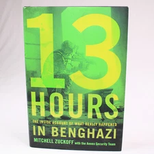 SIGNED 13 Hours Inside What Really Happened In Benghazi By Mitchell Zuckoff HCDJ