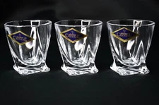Shot glass set of 6 Vodka Liqueur Cognac 2oz /55ml Bohemia Czech Crystal Glass