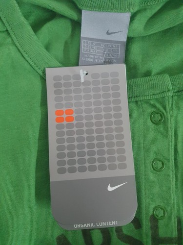 Nike Blouse Tee T-Shirt Long Sleeve Organic Cotton Size M - Picture 5 of 5