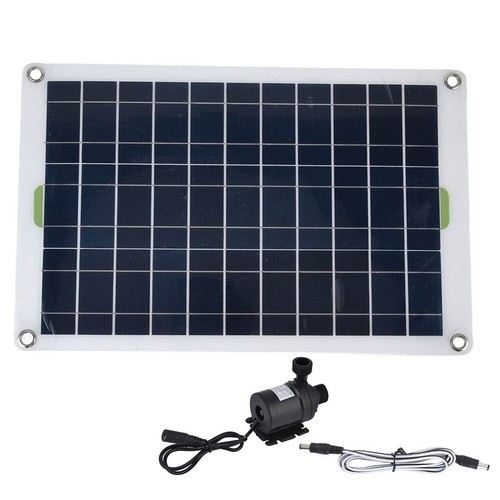 High Efficiency Solar Water Pump 800lh DC 12V 20W Solar Panel Fish Pond Garden eBay