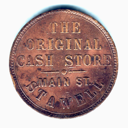 Australia Token. Crothers Halfpenny.. Stawell Victoria.. gVF - Imagen 2 de 2