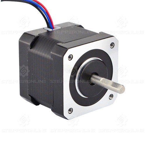 STEPPERONLINE Nema17 Φ5mm Bipolar StepperMotor 1.8deg 40Ncm 0.4A 42x39mm 4 Wires - Picture 2 of 4