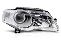 Scheinwerfer Halogen Rechts FüR VW Passat 3C B6 Bj. 05-10 Stellmotor H7 TYC