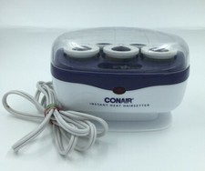 Conair Instant Heat Travel Electric 5 Velvet Hot Rollers Curlers TS7N Pageant