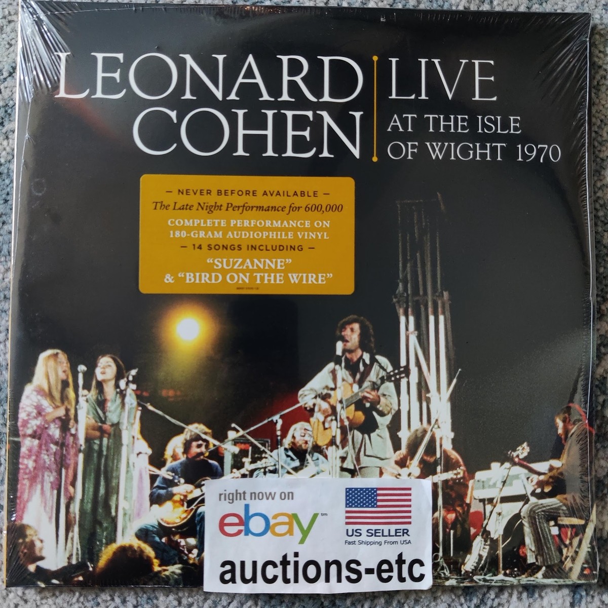 欧2LP Leonard Cohen Live At The Isle Of Wight 1970 88697570701 Music On Vinyl, Colu /00660 Leonard Cohen - Live At The Isle Of Wight 1970 Vinyl 2 LP