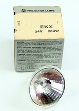 General Electric - GE - EKX 24V 200W - Halogen Projector Lamp - New Old Stock