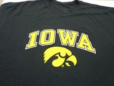 owa Hawkeyes Black T-shirt  Size 4XL Fanatics Brand