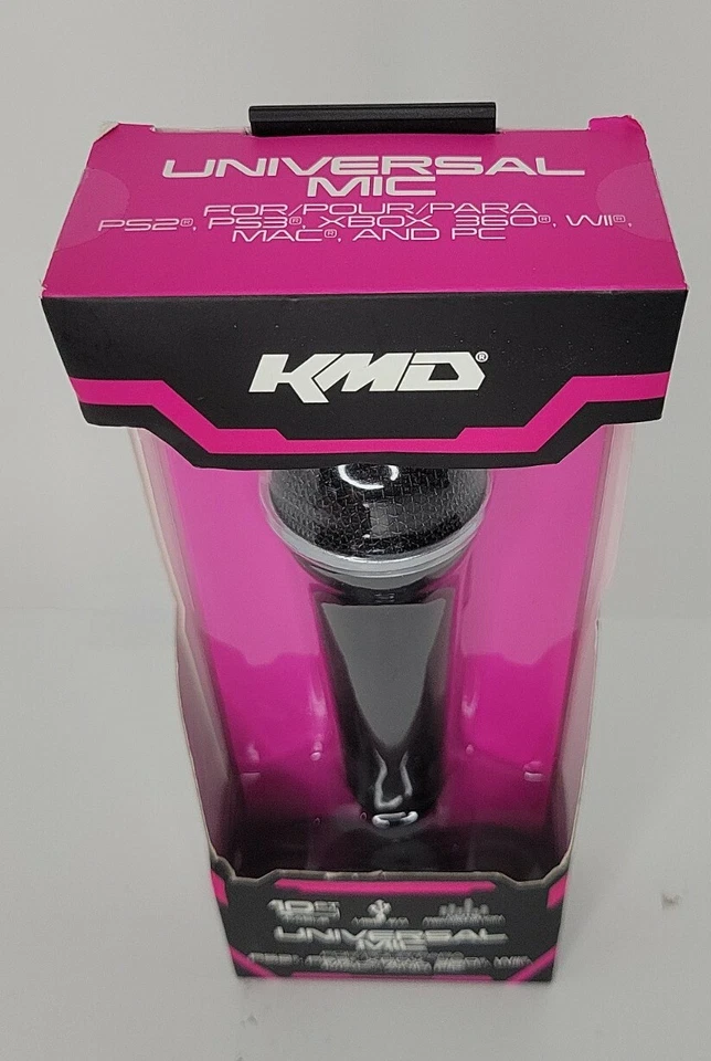 KMD Universal Microphone for PS3, XBox 360, Wii, Mac, PC (BLACK) - NEW! - Image 3 of 4