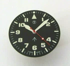 MILITARY dial with hands, for ETA 2824.. movements without date. NOS, swiss made