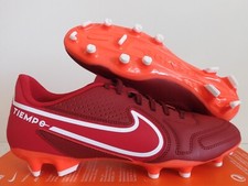 Nike Tiempo Legend 9 Club Fg /Mg Team Red-Hibiscus Mens Sz 7 DA1176-616