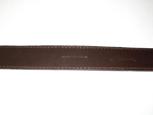 CINTURÓN DE MUJER Saddleback Cuero 1.5" TALLA PEQUEÑA MEDIANA Café Oscuro Marrón DCB - Imagen 9 de 9