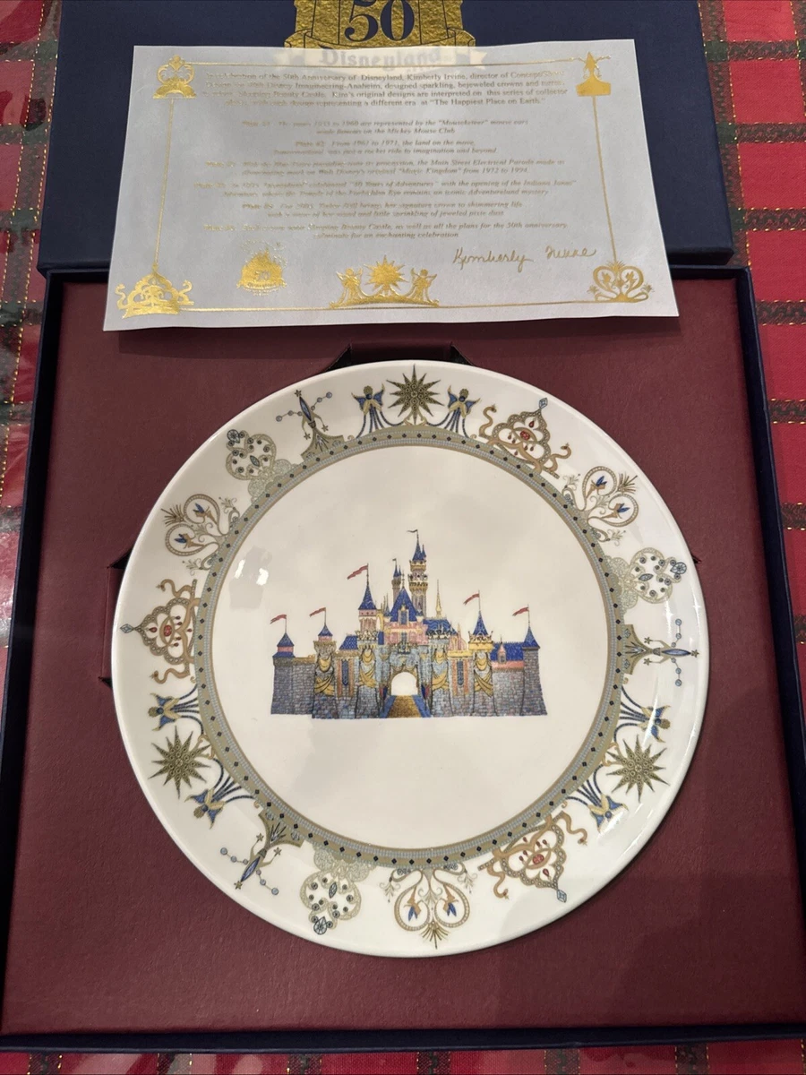 25+ Disneyland 50th Anniversary Plate In Disney Plates 1968-Now