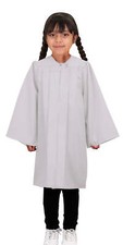Child Matte White Graduation Gown / Choir Robe - Preschool Kindergarten Gowns