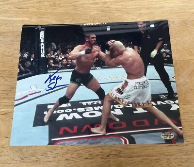 Ken Shamrock Autograph Signed 8x10 Wrestling Photo Autograph WWE WWF UFC MMA COA - Image 1 of 4