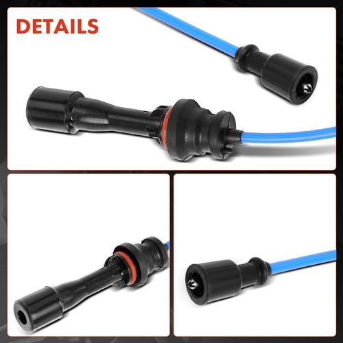 2x Spark Plug Wire Set for Mazda Miata 2001 2020 2003 2004 2005 1.8L BP6D18140A - Picture 7 of 8