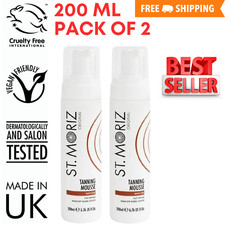 St Moritz INSTANT Tan SELF TANNING MOUSSE MEDIUM Pack OF 200ml - Pack OF 300ml