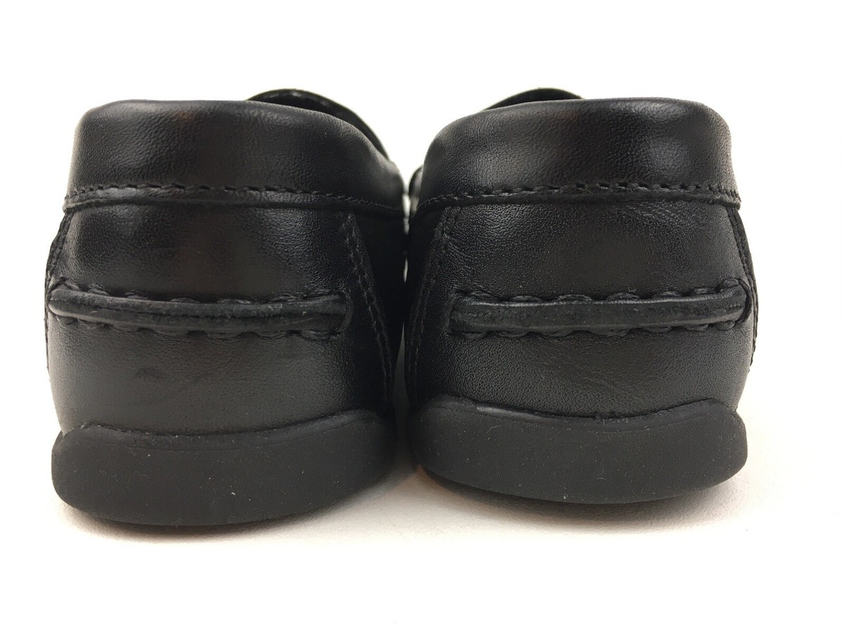 Mocassins Vénitiens Florsheim Enfant Garçon, Noir, Taille 12M, Neufs Sans Boîte