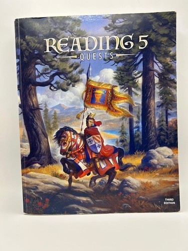BJU Press 5th grade READING 5 "Quests" Student Textbook - 3rd Ed. - Homeschool