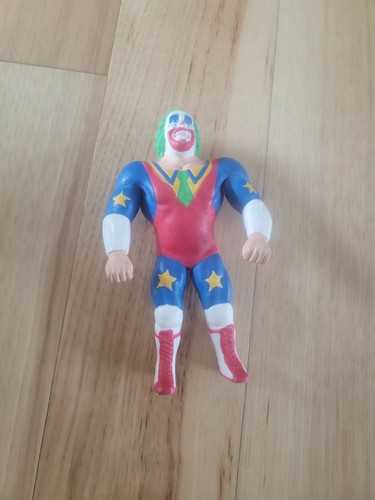 WWF Doink Figure Bend Ems Wrestling 1994 Just Toys...