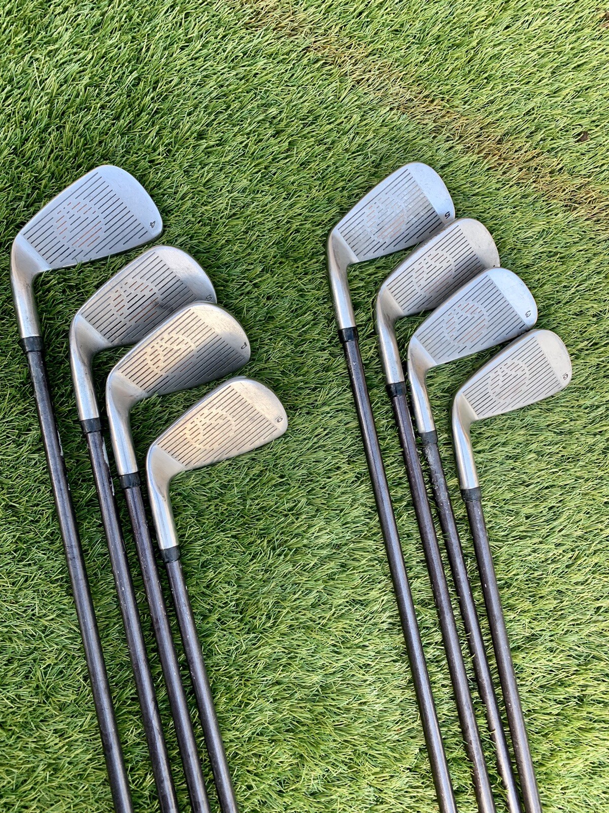 TaylorMade Burner Oversize 3PW Irons Stiff Flex Bubble Shaft/right