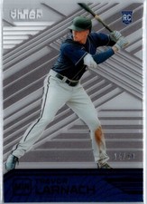 2021 Panini Chronicles Clear Vision Blue /50 Trevor Larnach #24 Rookie RC