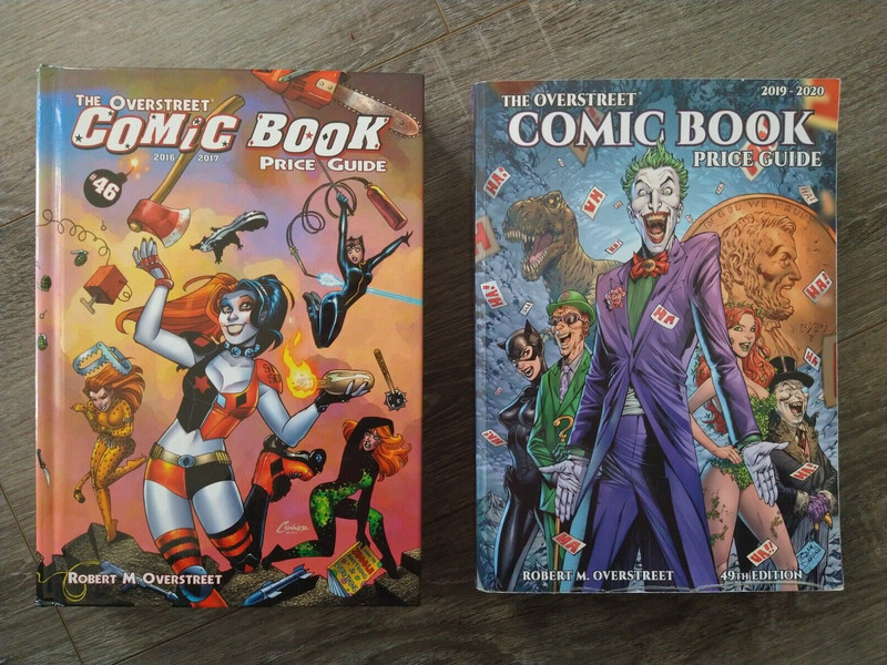 Overstreet 46th HC & 49th TPB Comic Book Price Guide (s) ~ Joker & Harley Quinn