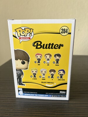 POP Rocks: BTS Butter - Figura de vinilo V Funko (paquete con funda protectora de caja compatible), multicolor, 3.75 pulgadas