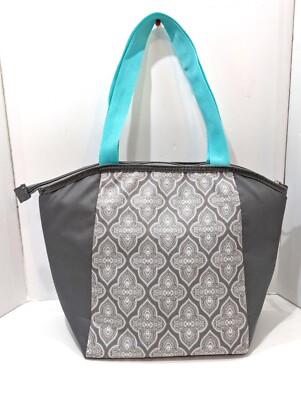 Gray 14 Can Igloo Essential Polyester Tote Lunch Bag Cooler UNUSED