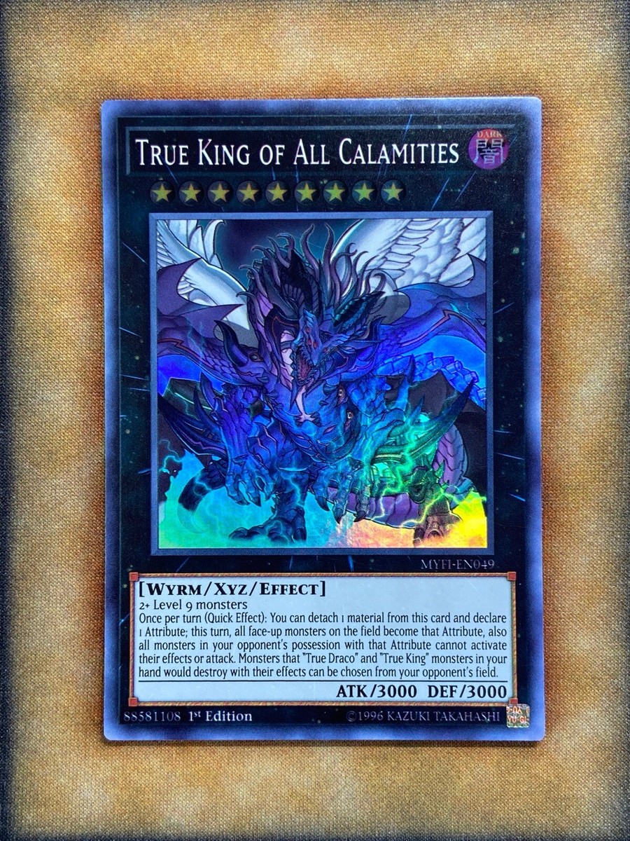 Yugioh True King of All Calamities MYFI-EN049 Super Rare 1st Ed NM
