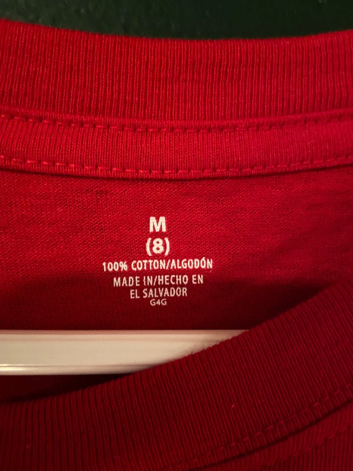 Top de Papá Noel para niño mediano 8 manga larga*usado* ccc1 Foto 2 de 3