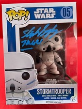 STEPHEN BAYLEY signed Autogramm Funko Pop STAR WARS in Person autograph ACOA