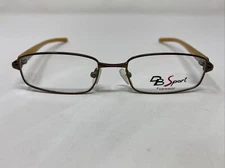 DB Sport 4 RAD BROWN/ORANGE 48-16-135 Full Rim Metal Eyeglasses Frame JS31