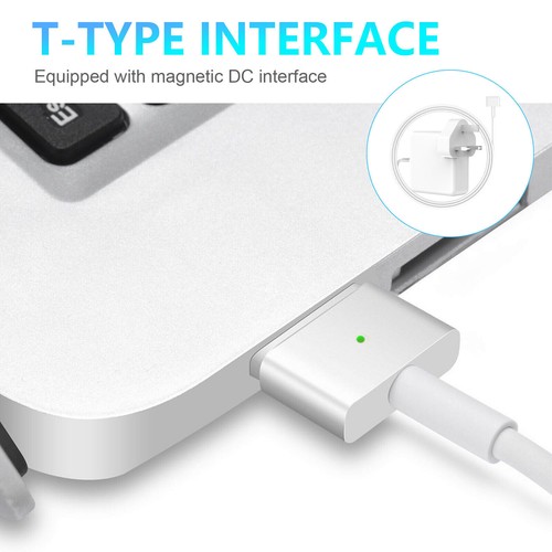 60W MagSafe 2 (T-Tip) Power Cable Adapter Charger For Apple MacBook Air 11’’ 13" - Picture 12 of 20