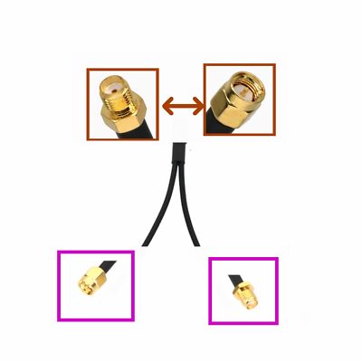 1x SMA to 2x SMA Male/Female GPS antenna Amplifier TV Splitter/Combiner Y cable