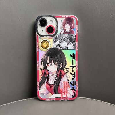 DATE A LIVE Anime Für iPhone 11 12 13 14 15 Max Case Hülle Schutzhülle Cover TPU
