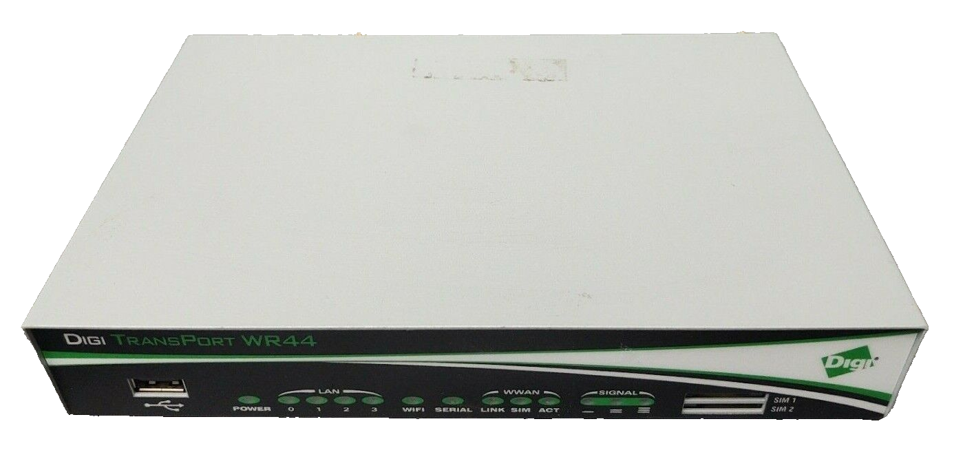 Digi WR44-U Cellular Internet Router WR44-U5A3-D15-XD *Untest* for sale ...