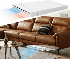 Floor Air Vent Extender Under Furniture,Fit for Sofa/Bed,Improves Airflow