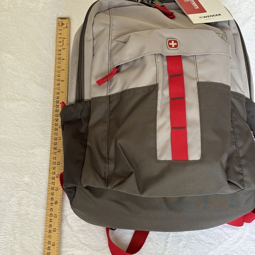 Swissgear Wenger Ero Pro 16 inch Gray Laptop Backpack With Tablet Pocket NWT - Picture 8 of 23